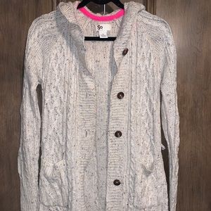 Hooded Cardigan